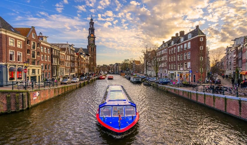 Amsterdam canal view